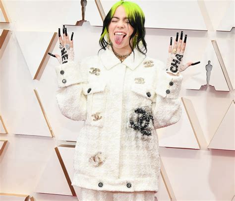 billie eilish wearing chanel|Billie Eilish tuxedo.